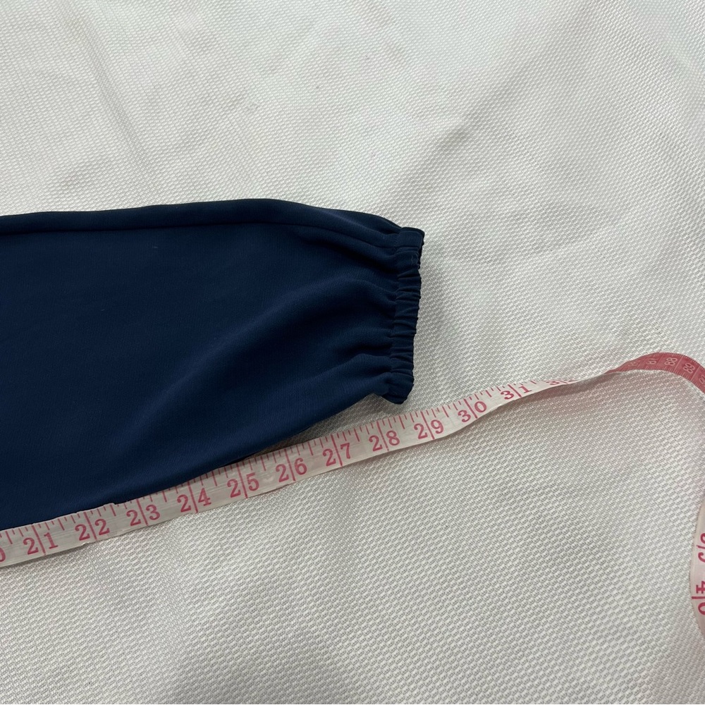 CAbi Navy Blue Sleeveless Drawstring Jumpsuit - Picture 11 of 12
